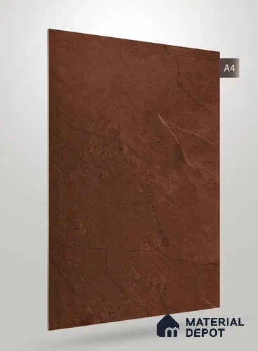 Brown Marble Look IG 1789 8 ft x 4 ft Texture Finish Decorative Laminate - 1.25 mm | Suitable for TV Unit, Wardrobe, Kitchen Cabinets