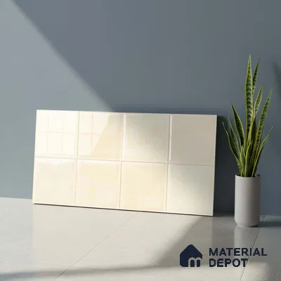 Faux Subway Wall Tile TL 05768 B Imola Peaky Decor 600x300 mm Glossy Finish Tile - 9 mm | Please Expect a Slight Variation of Pattern (Sample)