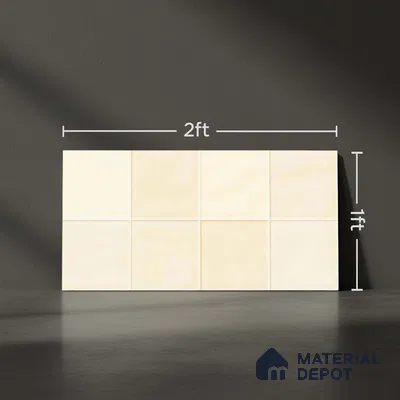 Faux Subway Wall Tile TL 05768 B Imola Peaky Decor 600x300 mm Glossy Finish Tile - 9 mm | Please Expect a Slight Variation of Pattern (Sample)