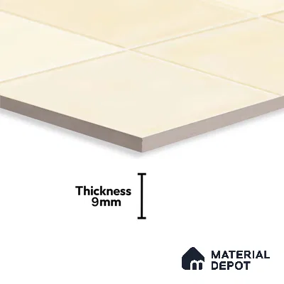 Faux Subway Wall Tile TL 05768 B Imola Peaky Decor 600x300 mm Glossy Finish Tile - 9 mm | Please Expect a Slight Variation of Pattern (Sample)