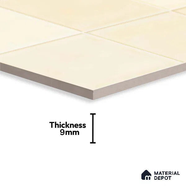 Faux Subway Wall Tile TL 05768 B Imola Peaky Decor 600x300 mm Glossy Finish Tile - 9 mm | Please Expect a Slight Variation of Pattern (Sample)