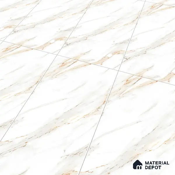 Marble Floor & Wall Tile TL 02162 Imporio White 4 ft x 2 ft Diamond Surface Glazed Vitrified Tile - 9 mm (Random 4)