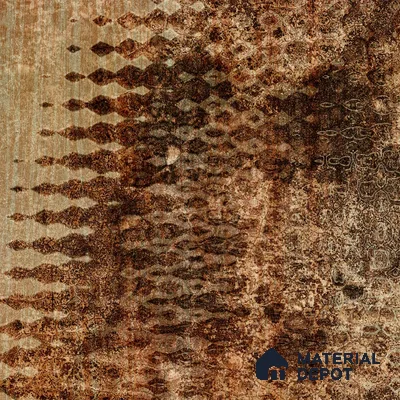 Industrial Look Ikat Pattern Fusion Design Wallpaper, Customised Sukoon Series Canvas Abstract Design (Customised Size Wallpaper)