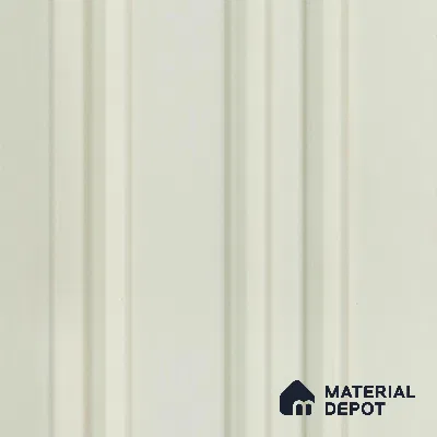 White Plain Colour Louver InfiColor 2027 An Infinite Palette of Colors 8 ft x 4.9 inch Charcoal Panel - 12 mm | Suitable for Feature Wall, TV Unit & Living Room | Width is Subjected to 5% Variation