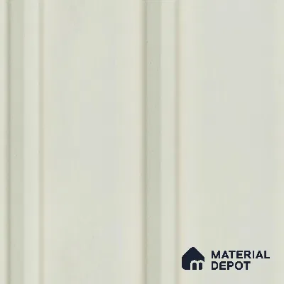 White Plain Colour Louver InfiColor 2034 An Infinite Palette of Colors 8 ft x 4.9 inch Charcoal Panel - 12 mm | Suitable for Feature Wall, TV Unit & Living Room | Width is Subjected to 5% Variation