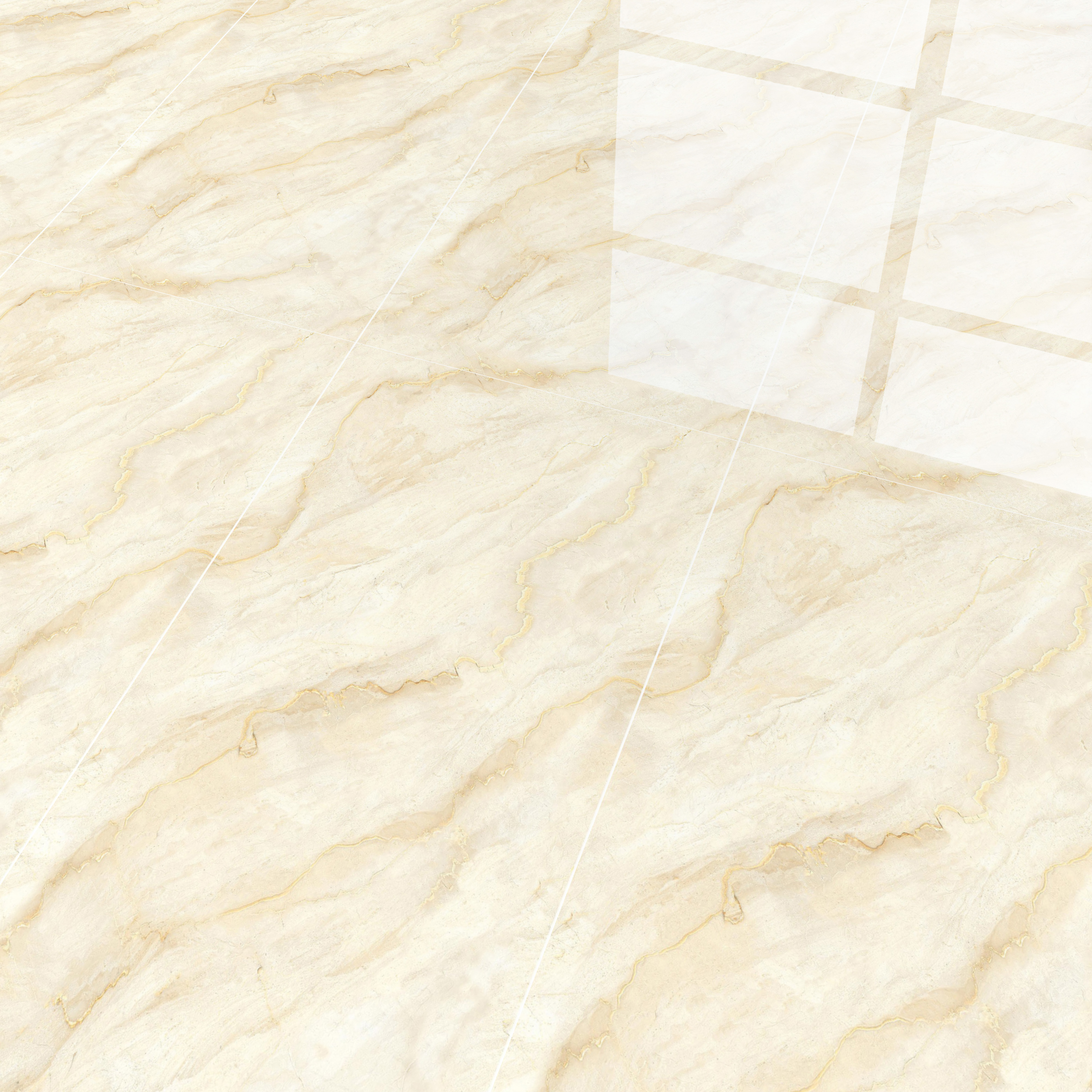 Budget Friendly Marble Floor & Wall Tile Value For Money TL 05607 Infinity Gold 4 ft x 2 ft - Vitrified Glossy Finish -9 mm | Suitable for Living Room, Bedroom & Bathroom