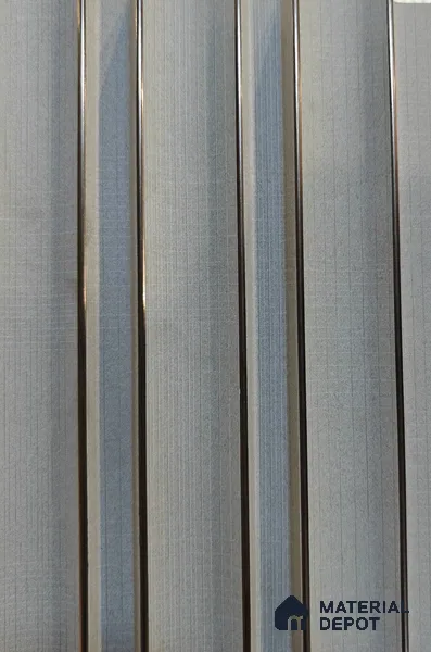 Patterned Louver PN 05442 9.5 ft x 4.8 inch Charcoal Panel - 12 mm | Suitable for Feature Wall, TV Unit & Living Room | Width is Subjected to 5% Variation