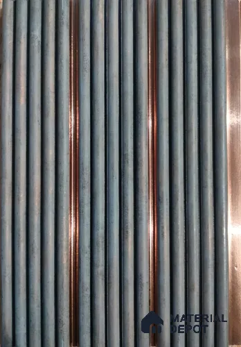 Patterned Louver PN 06111 9.5 ft x 4.8 inch Charcoal Panel - 12 mm | Suitable for Feature Wall, TV Unit & Living Room | Width is Subjected to 5% Variation