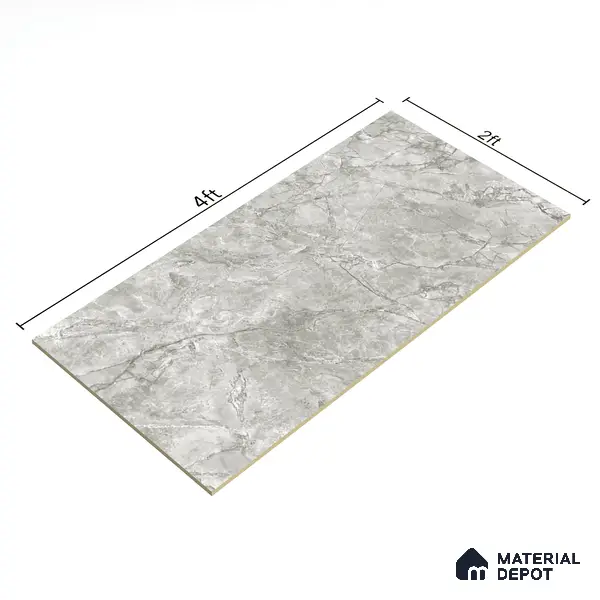 TL 02222 1 Intra Grey 4 ft x 2 ft Vitrified Tile - 9 mm