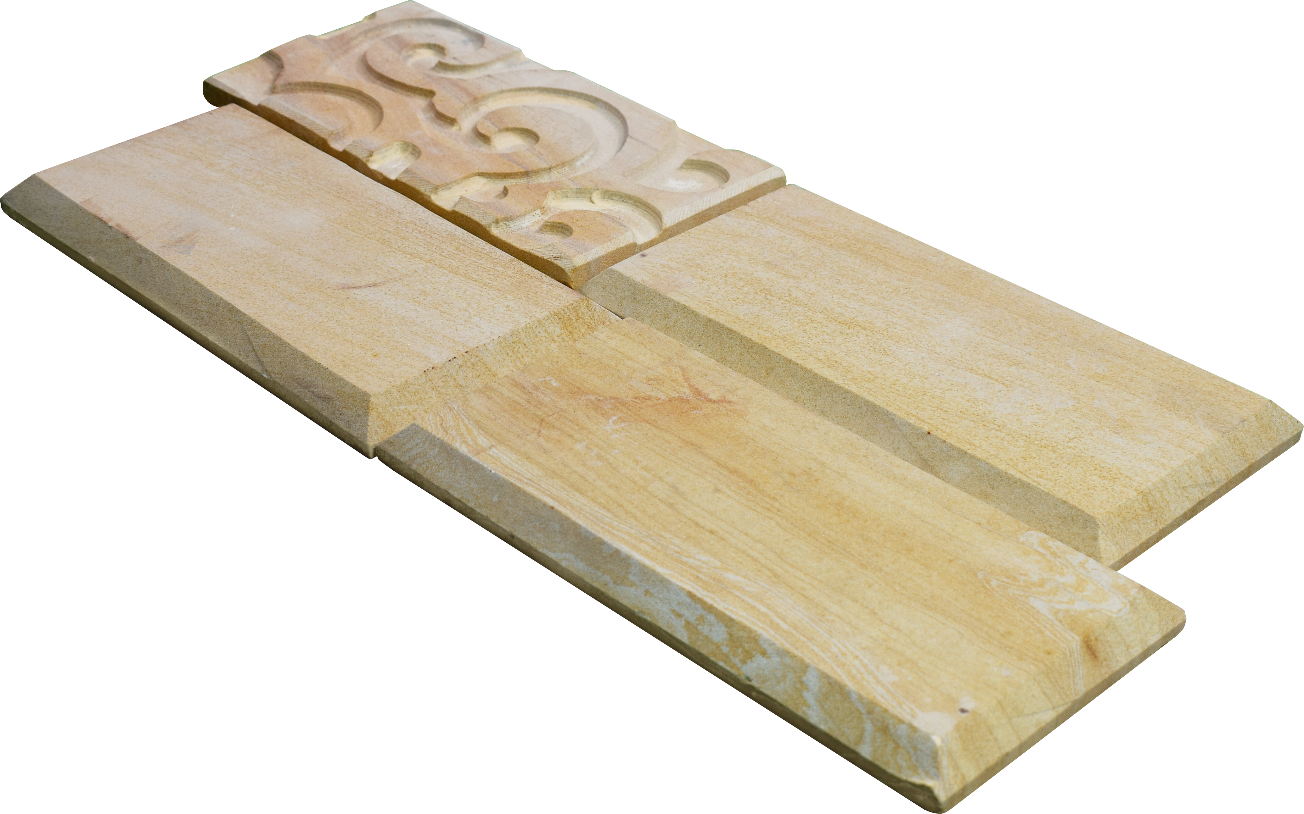 WL 00101 B Island Oak Decor 150 x 300 mm Natural Stone Wall Cladding | 1 Sq. Ft. = 2 Pieces |  Stone is a Natural Product, Please Expect Variation in Shades
