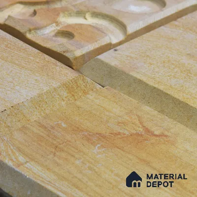 WL 00101 B Island Oak Decor 150 x 300 mm Natural Stone Wall Cladding | 1 Sq. Ft. = 2 Pieces |  Stone is a Natural Product, Please Expect Variation in Shades