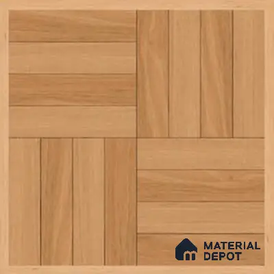 Parking Floor Tile TL 00880 Beige | 16 x 16 inch | Anti Slip Matte Finish Heavy Duty Vitrified Tile - 12 mm | Suitable For High Traffic Areas, Terrace, Balcony | Pattern Alignment May Vary | 2-3 mm Spacer is Mandatory