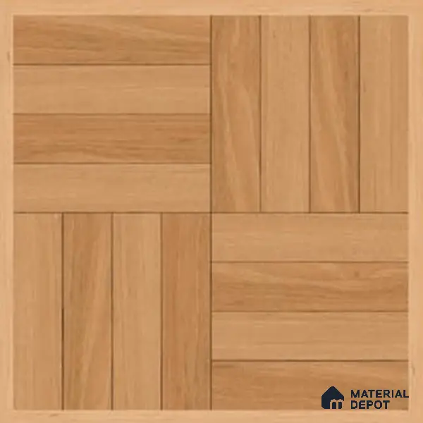 Parking Floor Tile TL 00880 Beige | 16 x 16 inch | Anti Slip Matte Finish Heavy Duty Vitrified Tile - 12 mm | Suitable For High Traffic Areas, Terrace, Balcony | Pattern Alignment May Vary | 2-3 mm Spacer is Mandatory