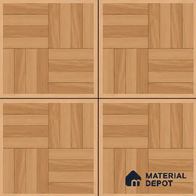 Parking Floor Tile TL 00880 Beige | 16 x 16 inch | Anti Slip Matte Finish Heavy Duty Vitrified Tile - 12 mm | Suitable For High Traffic Areas, Terrace, Balcony | Pattern Alignment May Vary | 2-3 mm Spacer is Mandatory