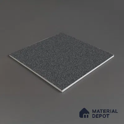 Parking Floor Tile TL 00875 B Grey 16 x 16 inch Matte Finish Heavy Duty Vitrified Tile - 12 mm | Pattern Alignment May Vary | 2-3 mm Spacer is Mandatory