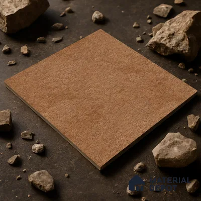 Budget Friendly Stone Look Value for Money Parking Stone Punch Floor Tile 16 x 16 inch | TL 00875 A | Vitrified Matte Finish Tile - 12 mm | Suitable For Parking, Outdoor, Balcony & Terrace | Pattern Alignment May Vary | 2-3 mm Spacer is Mandatory