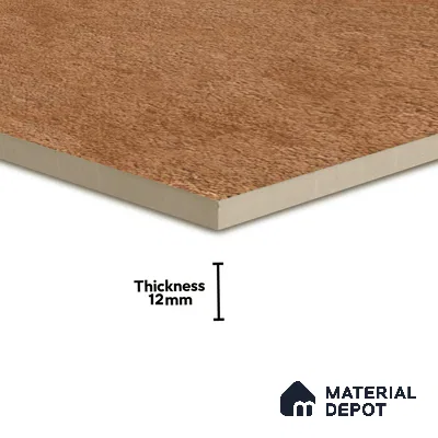 Budget Friendly Stone Look Value for Money Parking Stone Punch Floor Tile 16 x 16 inch | TL 00875 A | Vitrified Matte Finish Tile - 12 mm | Suitable For Parking, Outdoor, Balcony & Terrace | Pattern Alignment May Vary | 2-3 mm Spacer is Mandatory