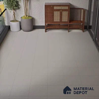 TL 00875 C Slate Grey 16 x 16 inch Matte Finish Heavy Duty Vitrified Parking Floor Tile - 12 mm | Pattern Alignment May Vary | 2-3 mm Spacer is Mandatory