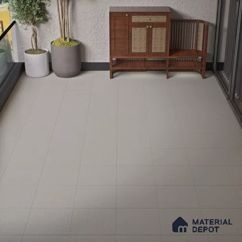 TL 00875 C Slate Grey 16 x 16 inch Matte Finish Heavy Duty Vitrified Parking Floor Tile - 12 mm | Pattern Alignment May Vary | 2-3 mm Spacer is Mandatory