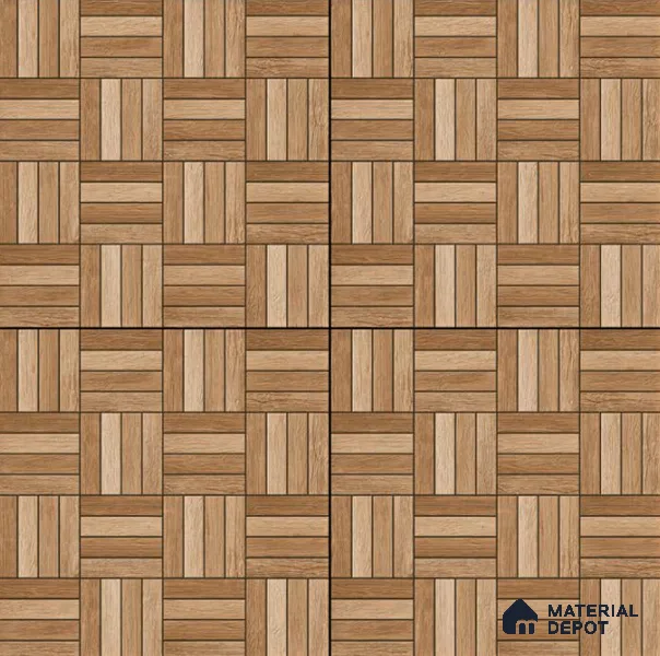 Parking Floor Tile TL 00879 A Oragnic Brown | 16 x 16 inch | Anti Skid Matte Finish Heavy Duty Vitrified Tile - 12 mm | Suitable For High Traffic Areas, Terrace, Balcony | Pattern Alignment May Vary | 2-3 mm Spacer is Mandatory