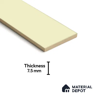 Subway Wall Tile TL 04967 El Clasico Plain Almond Mist 12 x 4 inch Ceramic Glossy Finish - 7.5 mm | Suitable for Highlighter Walls, Foyer, Bathroom, Kitchen Wall & Backsplashes