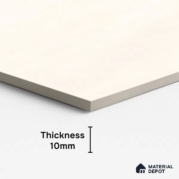 Plain Floor & Wall Tile TL 08543 | Stone Ivory 4 ft x 2 ft Full Body Dry Granula Matte Finish Vitrified Tile - 10 mm | 4 Random Design | Suitable for Living Room, Bedroom, Bathroom & Kitchen