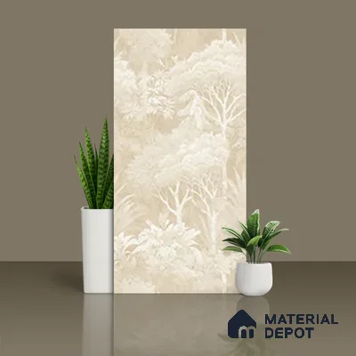 Tropical Wall Tile TL 09727 B  4 ft x 2 ft Vitrified Matte Finish - 9 mm (Sample)
