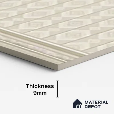 Patterned Look Wall Tile TL 09727 C  4 ft x 2 ft Vitrified Matte Finish - 9 mm (Sample)