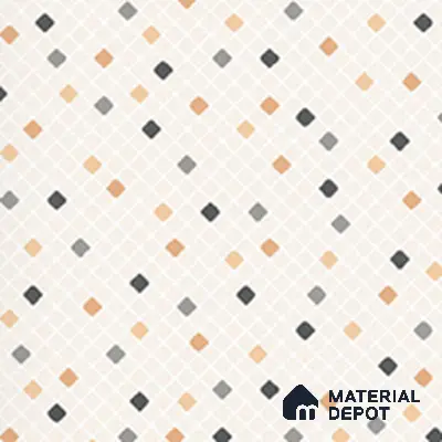Parking Floor Tile TL 07565 Ivory Whisper | 16 x 16 inch | Anti Skid Matte Finish Heavy Duty Vitrified Tile - 12 mm | Suitable For High Traffic Areas, Terrace, Balcony | Pattern Alignment May Vary | 2-3 mm Spacer is Mandatory