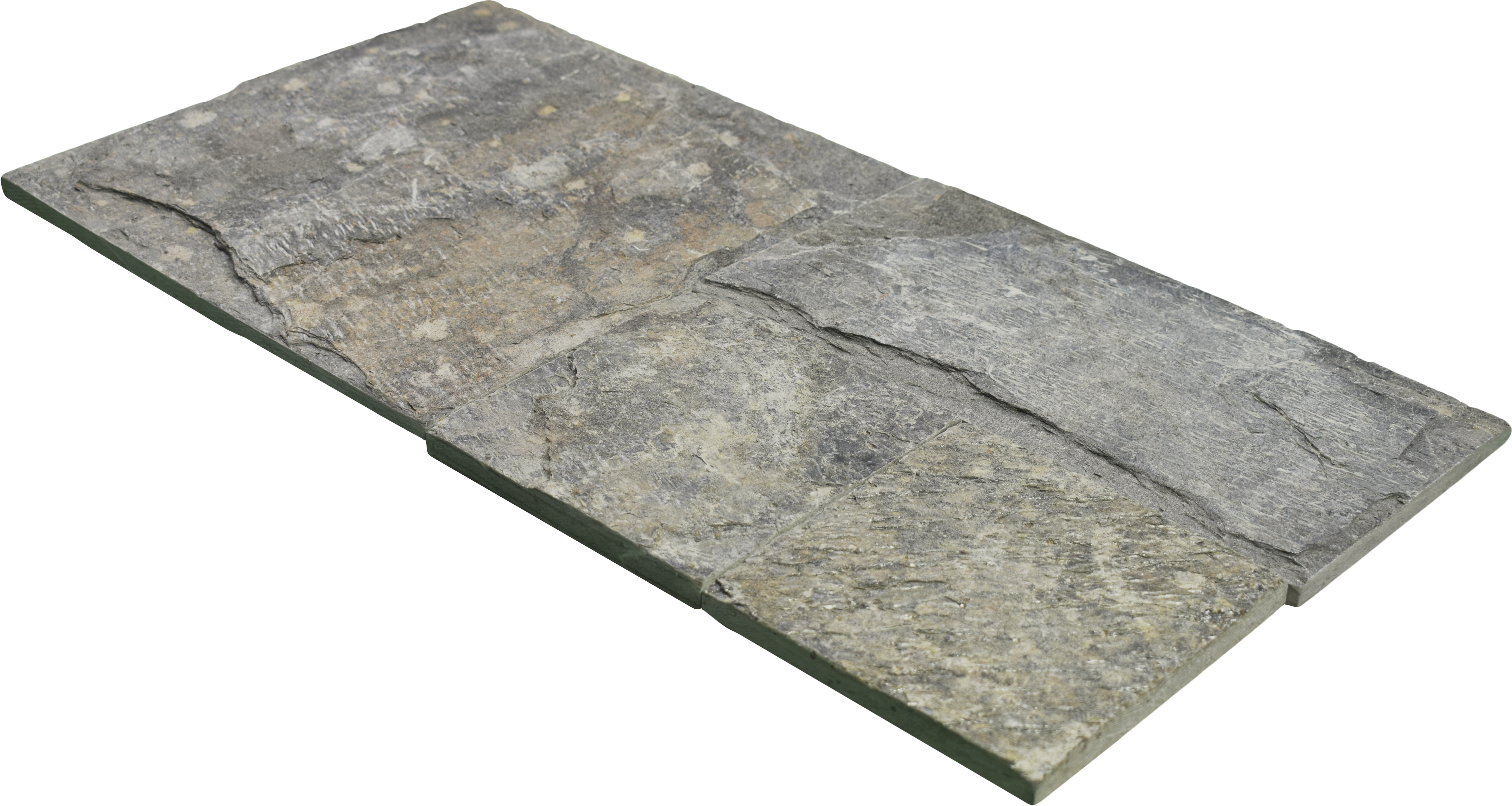 WL 00103 Jade Green Cladding Natural Stone Wall Cladding | Set Contains Mixed Sizes of 300x300, 300x150, 150x150 mm | Coverage Area 9 Sq. Ft. |  Stone is a Natural Product, Please Expect Variation in Shades
