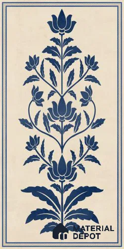 TL 12789 Jaipur Decor 4 ft x 2 ft Vitrified Matte Finish Tile - 9 mm