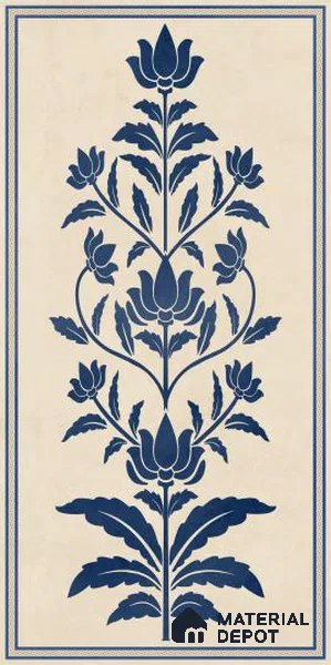 TL 12789 Jaipur Decor 4 ft x 2 ft Vitrified Matte Finish Tile - 9 mm