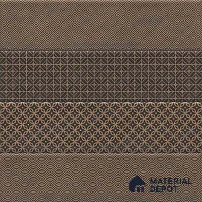 TL 00232 B Brown Mural 300 mm x 300 mm Wall Tile - 9 mm | Please Expect a Slight Variation of Pattern