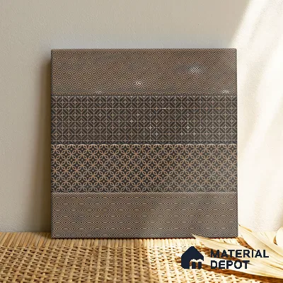 TL 00232 B Brown Mural 300 mm x 300 mm Wall Tile - 9 mm | Please Expect a Slight Variation of Pattern