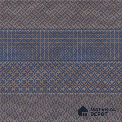 TL 00232 D Blue Mural 300 mm x 300 mm Wall Tile - 9 mm | Please Expect a Slight Variation of Pattern