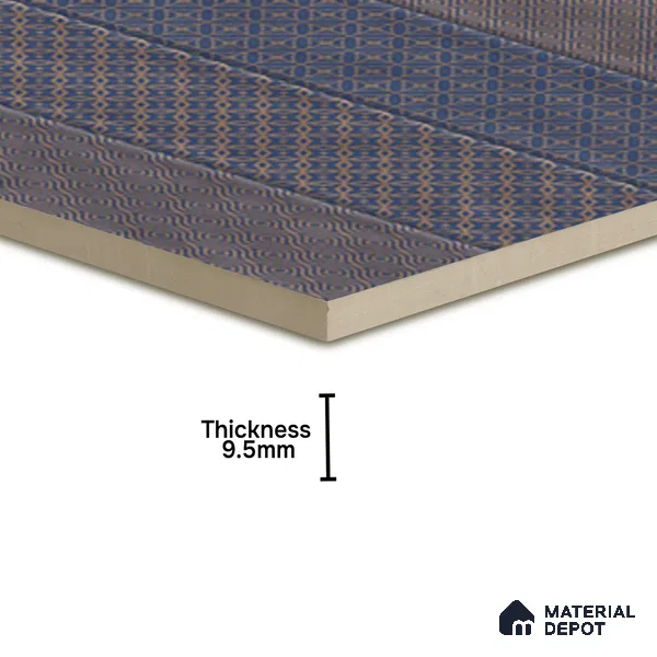 TL 00232 D Blue Mural 300 mm x 300 mm Wall Tile - 9 mm | Please Expect a Slight Variation of Pattern