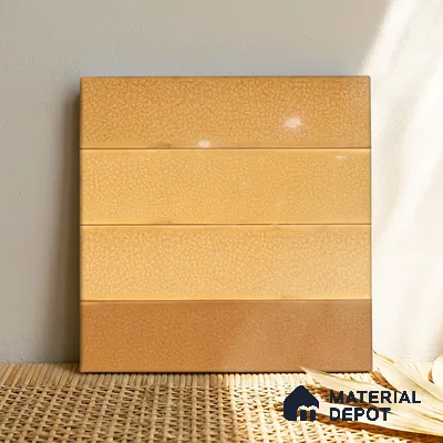 TL 00232 F Yellow Mural 300 mm x 300 mm Wall Tile - 9 mm | Please Expect a Slight Variation of Pattern