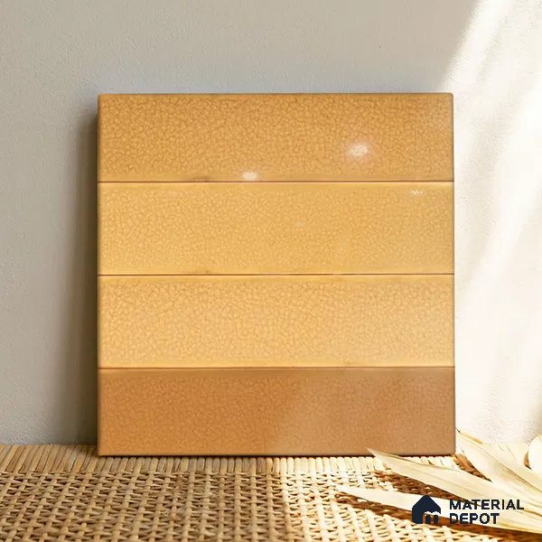 TL 00232 F Yellow Mural 300 mm x 300 mm Wall Tile - 9 mm | Please Expect a Slight Variation of Pattern