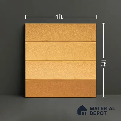 TL 00232 F Yellow Mural 300 mm x 300 mm Wall Tile - 9 mm | Please Expect a Slight Variation of Pattern