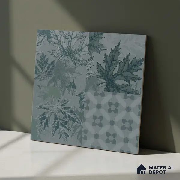 TL 00896 B Jekorb Grey Decor 600 x 600 mm Matte Finish Tile - 9 mm | Please Expect a Slight Variation of Pattern