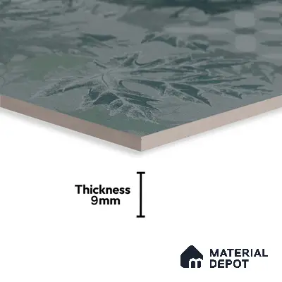 TL 00896 B Jekorb Grey Decor 600 x 600 mm Matte Finish Tile - 9 mm | Please Expect a Slight Variation of Pattern