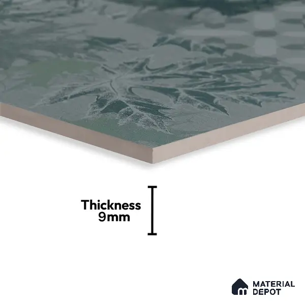 TL 00896 B Jekorb Grey Decor 600 x 600 mm Matte Finish Tile - 9 mm | Please Expect a Slight Variation of Pattern