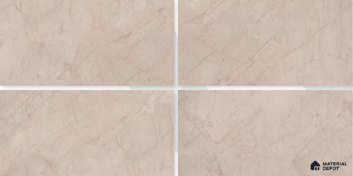 Marble Floor & Wall Tile TL 02196 B Arezzo Brown 4 ft x 2 ft Glossy Finish Vitrified Tile - 9 mm (Random 5)
