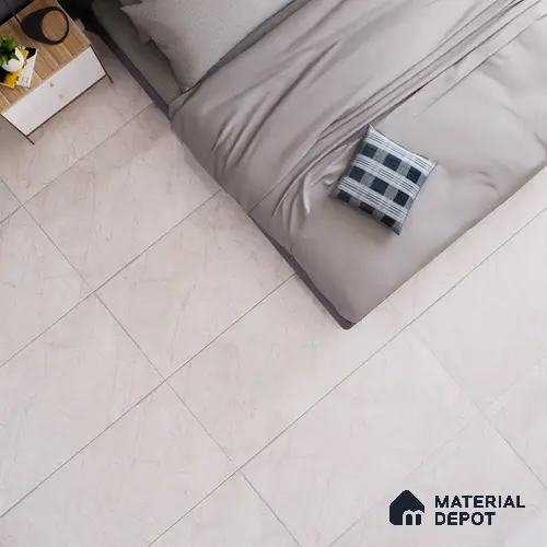 Marble Floor & Wall Tile TL 02196 A Jelly Beige 4 ft x 2 ft Glossy Finish Vitrified Tile - 9 mm (Random 5)