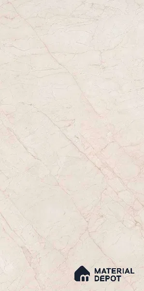 Marble Floor & Wall Tile TL 02196 A Jelly Beige 4 ft x 2 ft Glossy Finish Vitrified Tile - 9 mm (Random 5)