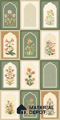 TL 12801 Jharokha Decor 4 ft x 2 ft Vitrified Matte Finish Tile - 9 mm