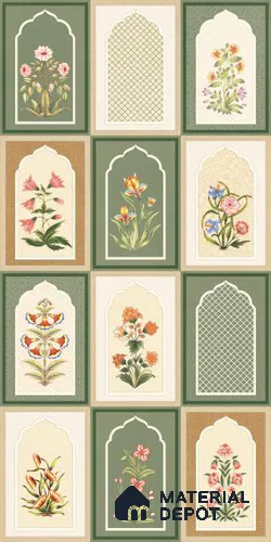 TL 12801 Jharokha Decor 4 ft x 2 ft Vitrified Matte Finish Tile - 9 mm