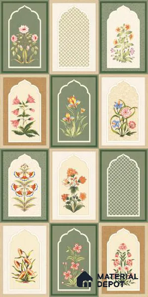 TL 12801 Jharokha Decor 4 ft x 2 ft Vitrified Matte Finish Tile - 9 mm