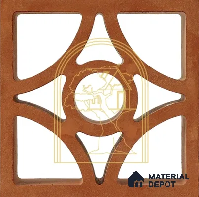 DMD-200 | Vivo Terracotta Jali | 200 x 200 mm - 60 mm