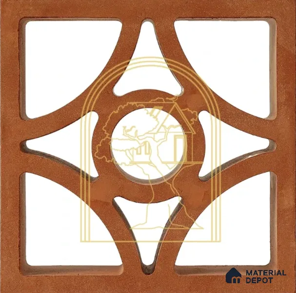 DMD-200 | Vivo Terracotta Jali | 200 x 200 mm - 60 mm